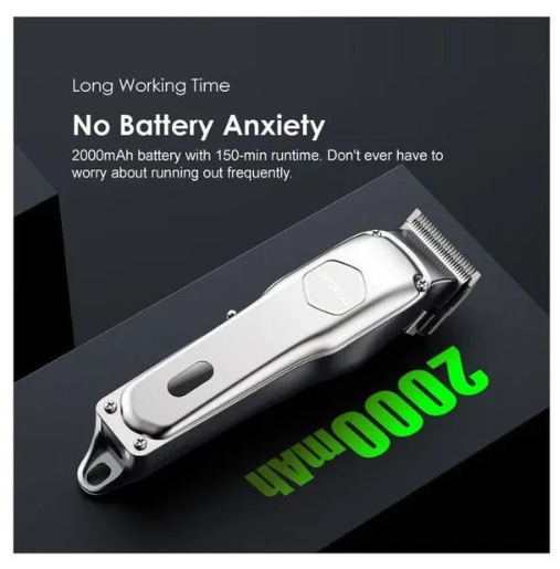 Oraimo Smart Clipper 2 Professional Hair Clipper 2.5 hrs Runtime Precise Blades for All Hair Types LED Screen Display with a GIFT of Clipper Blade for Smart Clipper OPC-CL30