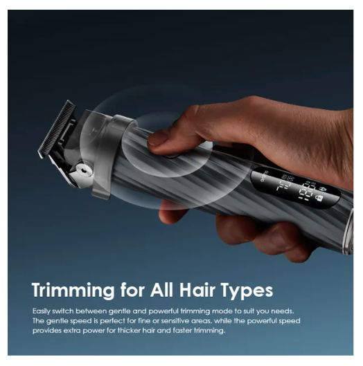 New Arrival !! Oraimo SmartTrimmer 2 Pro 7000RPM Powerful 2-Speed Control Smart Digital Display Metal All-Round Casing 2.5 hrs Runtime Trimmer