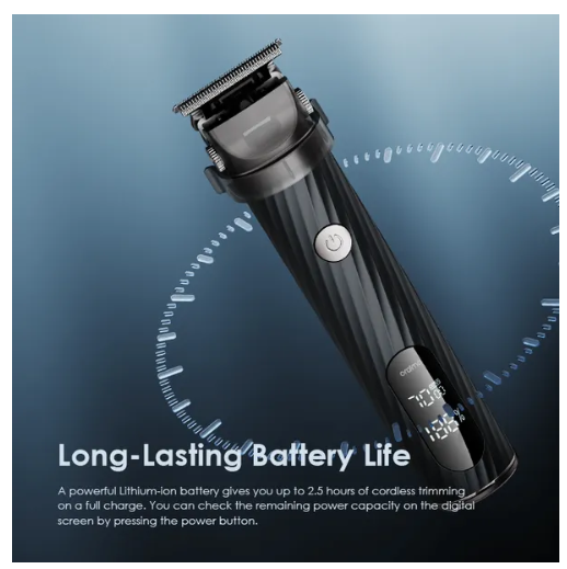 New Arrival !! Oraimo SmartTrimmer 2 Pro 7000RPM Powerful 2-Speed Control Smart Digital Display Metal All-Round Casing 2.5 hrs Runtime Trimmer