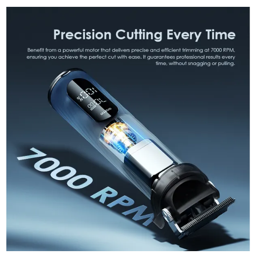 New Arrival !! Oraimo SmartTrimmer 2 Pro 7000RPM Powerful 2-Speed Control Smart Digital Display Metal All-Round Casing 2.5 hrs Runtime Trimmer