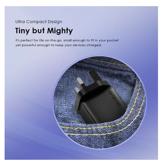 oraimo Cannon 18S 18W   Micro-USB / Normal Wall Charger Kit