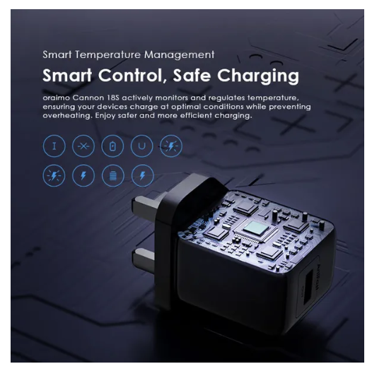 oraimo Cannon 18S 18W   Micro-USB / Normal Wall Charger Kit