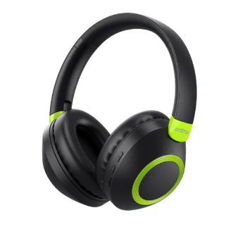 Oraimo BoomPop 2 ENC Over-Ear Wireless Bluetooth Headphones 60-hr-Playtime ENC HD Voice in Calls Dual-device Connectivity Powerful Bass PLUS a Gift of Oraimo Smart Mouse P 1200 DPI Wireless Mouse