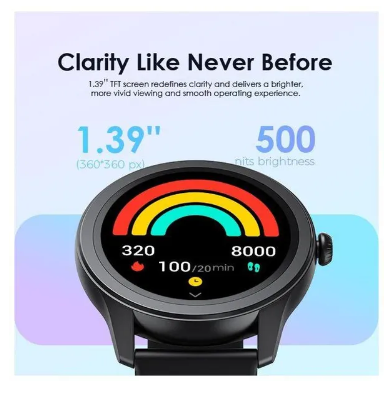 Oraimo Watch 2R 1.39" TFT IP68 Smart Watch + Oraimo Toast 10 Flash 10000mAh 12W Power Bank