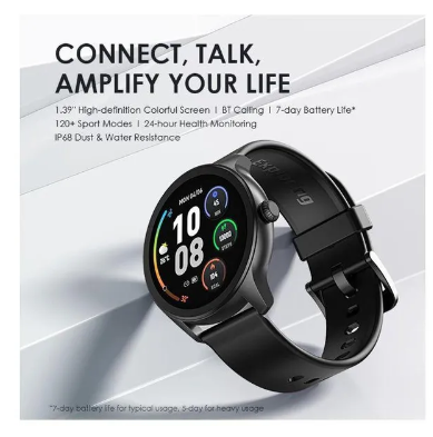 Oraimo Watch 2R 1.39" TFT IP68 Smart Watch + Oraimo Toast 10 Flash 10000mAh 12W Power Bank