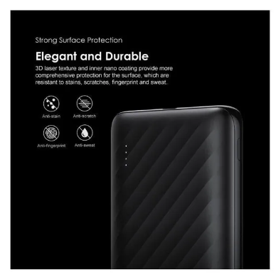 Oraimo Toast 10 Flash 10000mAh 12W 2.4A Max Fast Charging Power Bank  with wide compatibility Plus a GIFT of Oraimo oraimo Conch 2 In-Ear Wired Earphones