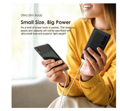 Oraimo Toast 10 Flash 10000mAh 12W 2.4A Max Fast Charging Power Bank  with wide compatibility Plus a GIFT of Oraimo oraimo Conch 2 In-Ear Wired Earphones