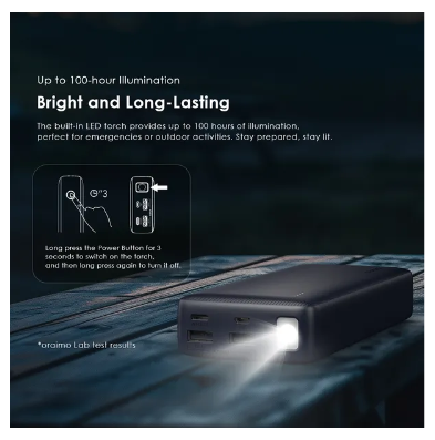 NEW ARRIVAL! Oraimo Traveler 12 20000mAh 12W Power Bank with C-TO -C OUTPUT No Battery Anxiety