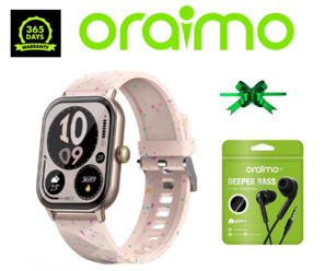 Oraimo Watch 5 2.01" HD Panda Glass 1ATM Water-resistant 105 Sports Modes Wireless HD Calling Scratch-resistant Full Touch Screen Smart Watch