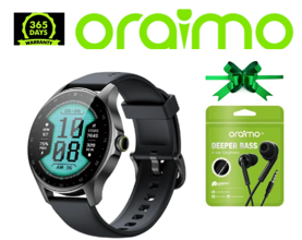 Oraimo Watch Nova R 1.39'' Panda Glass IP68 Wireless HD Calling HD Display, Robust Design Smart Watch