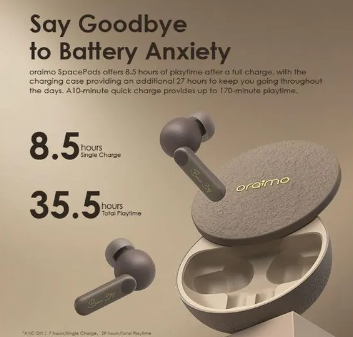 SPECIAL OFFER! Oraimo SpacePods x Burna Boy ANC True Wireless Earbuds + FREE GIFT