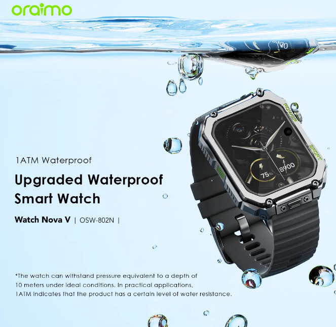 SPECIAL OFFER! Oraimo Watch Nova V 2.01" HD Video Watch Faces Smart Watch  +  FREE CHARGING KIT