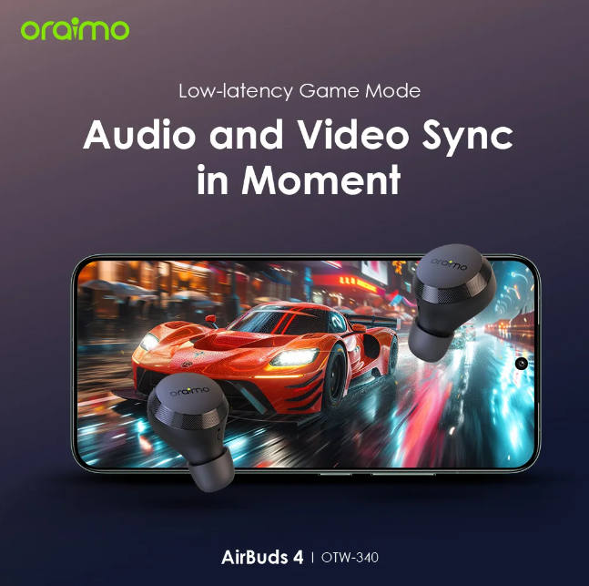 OFFER! oraimo AirBuds 4 ENC True Wireless Earbuds + FREE CHARGING KIT