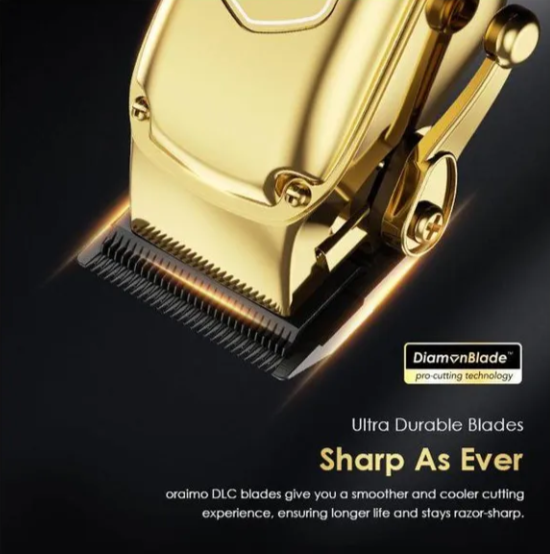 OFFER! oraimo Smart Clipper 2 Gold Professional Hair Clipper Long Working Time
No Battery Anxiety