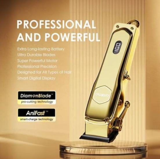 OFFER! oraimo Smart Clipper 2 Gold Professional Hair Clipper Long Working Time
No Battery Anxiety