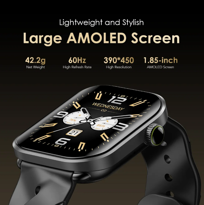 oraimo Watch Pro AM 1.85″ AMOLED IP68 Smart Watch