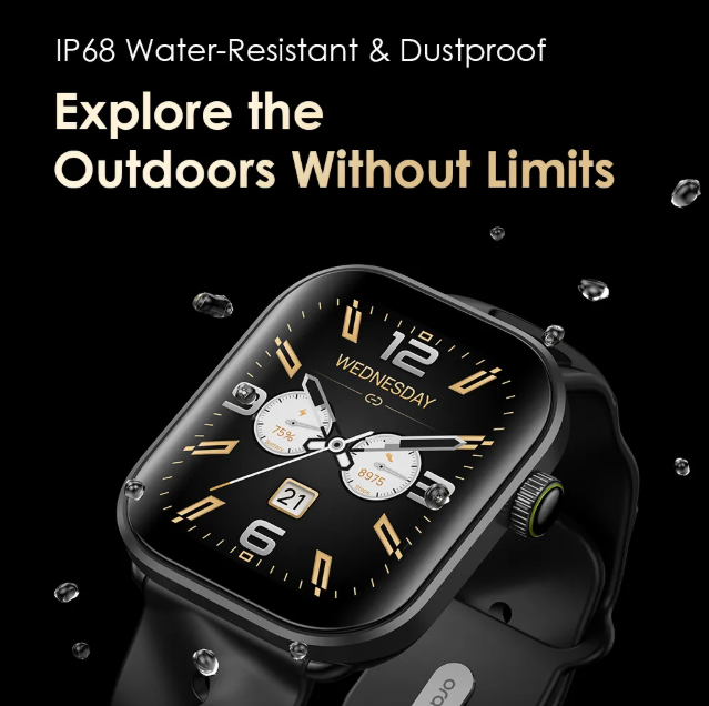 oraimo Watch Pro AM 1.85″ AMOLED IP68 Smart Watch