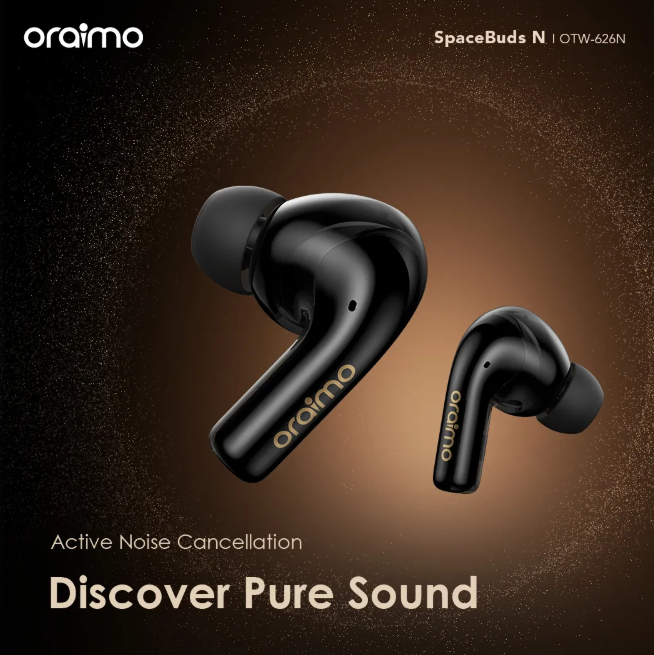 oraimo SpaceBuds N ANC True Wireless Bluetooth Earbuds Earphones