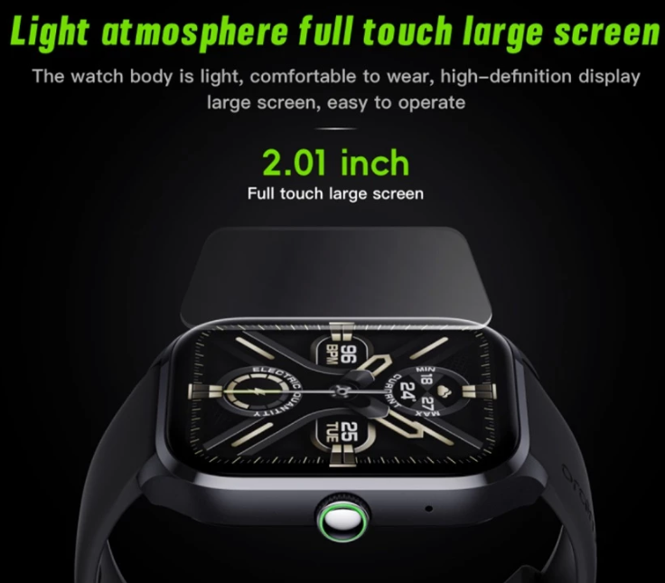 SUPER OFFER! Oraimo Watch 5 Lite Smart Watch Smartwatch OSW-804 2.01'' Screen Bluetooth Durable Waterproof Dustproof