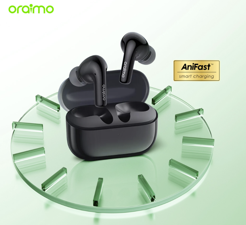 oraimo SpaceBuds N ANC True Wireless Earbuds Bluetooth Earpods + Oraimo  Wired Earphones
