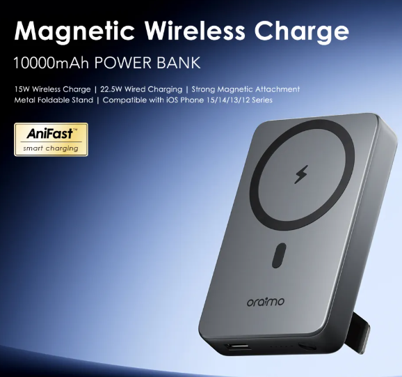 oraimo MagPower 15 10000mAh Wireless and Wired Power Bank Oraimo Powerbank