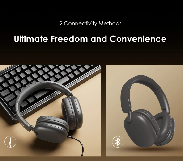 oraimo BoomPop Lite ENC Over-Ear Wireless Headphones Oraimo Bluetooth   Earphones
