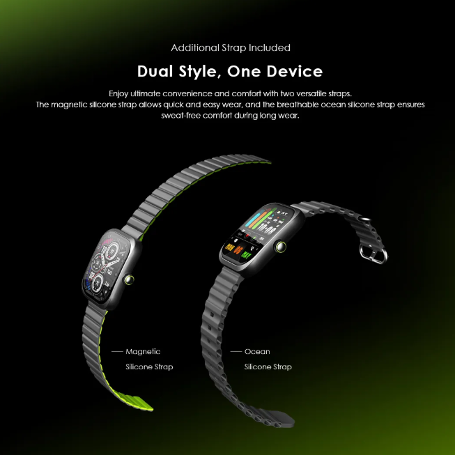 oraimo Watch Nova N 2.5D Curved Glass AI-generated Watch Faces IP68 Waterproof Smart Watch