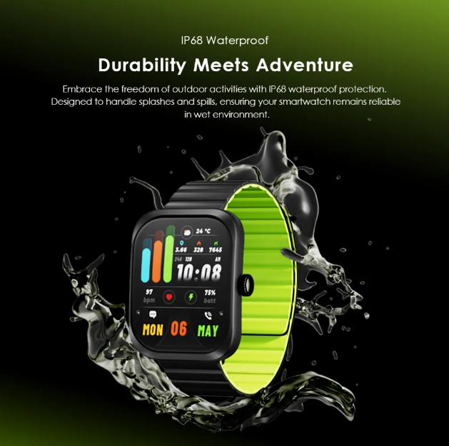 oraimo Watch Nova N 2.5D Curved Glass AI-generated Watch Faces IP68 Waterproof Smart Watch