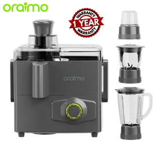 oraimo OmniBlend 4-in-1-Blender, Juicing, Blending, Chopping And Grinding Stainless Steel Blender