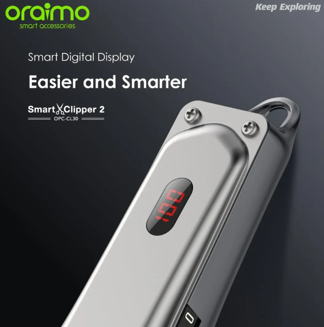 oraimo Smart Clipper 2 Professional Hair Clipper + Free Oraimo Wired Earphones
