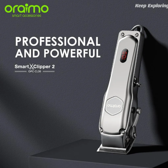 oraimo Smart Clipper 2 Professional Hair Clipper + Free Oraimo Wired Earphones