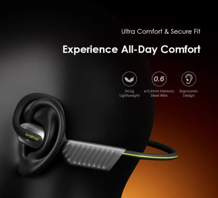 oraimo OpenCirclet 2 IPX5 Steps Tracking Open-Ear Headphones