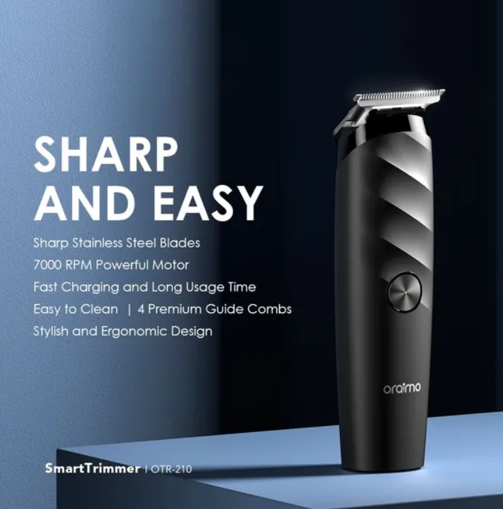 oraimo SmartTrimmer Home Cordless Powerful Electric Hair Trimmer