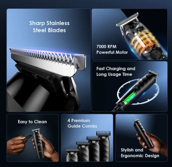oraimo SmartTrimmer Home Cordless Powerful Electric Hair Trimmer