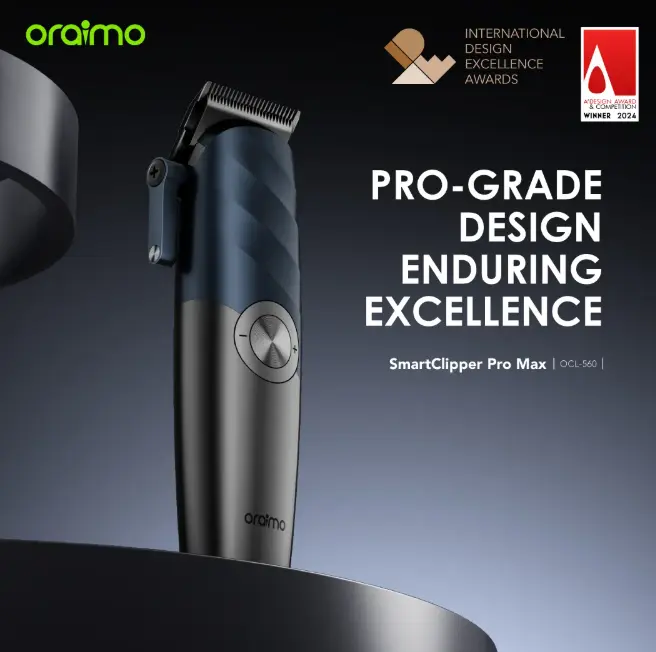 oraimo SmartClipper Pro Max  5-Hour Run Time 6 Professional Guide Combs Professional Hair Clipper