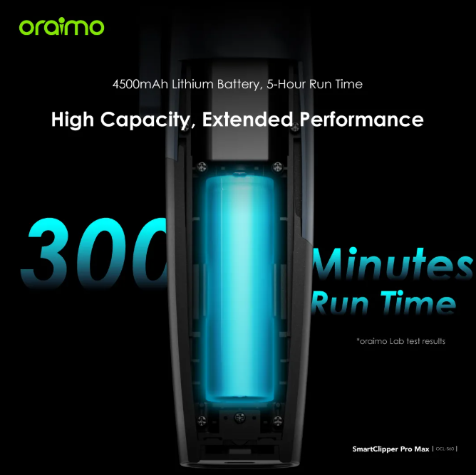 oraimo SmartClipper Pro Max 5-Hour Run Time Professional Hair Clipper + Oraimo Strong Bass HD Sound Earphone