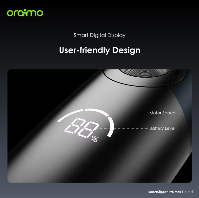oraimo SmartClipper Pro Max 5-Hour Run Time Professional Hair Clipper + Oraimo Strong Bass HD Sound Earphone