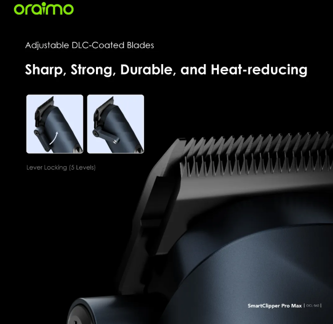 oraimo SmartClipper Pro Max 5-Hour Run Time Professional Hair Clipper + Oraimo Strong Bass HD Sound Earphone