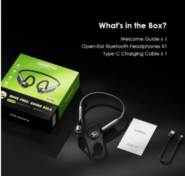 oraimo OpenCirclet 2 IPX5 Steps Tracking Open-Ear Headphones