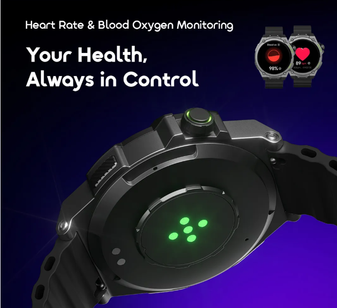 oraimo Watch Nova RV 1.39" HD Video Watch Faces IP68 Smart Watch + An Extra Strap