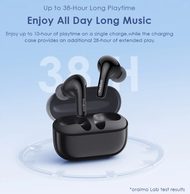 oraimo SpaceBuds Z ANC True Wireless Earbuds with Spatial Audio Dual-device Connectivity Bluetooth Earpods Earphones
