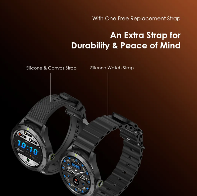 oraimo Watch Nova RN 1.43'' Amoled Rotating Bezel Control Anti-scratch Panda Glass  Smart Watch