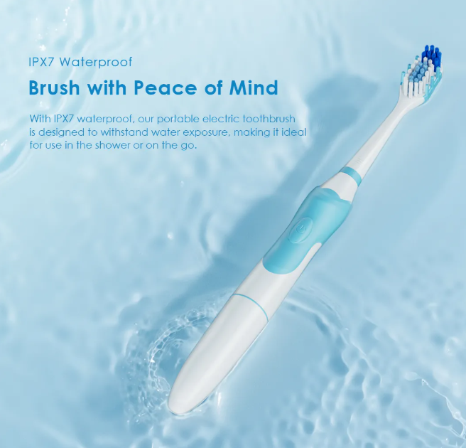 oraimo SoniCare Electric Toothbrush  Lasts 120 Days Per Battery,  8 Brush Heads Last A Year