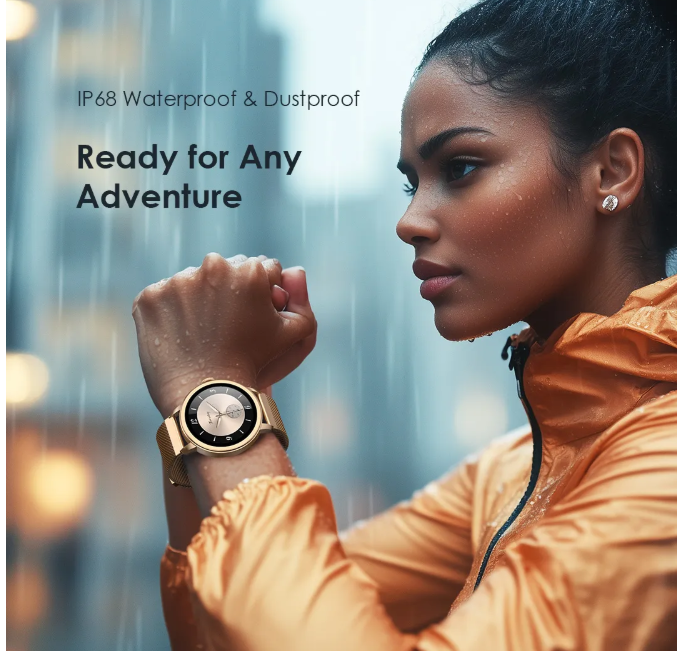oraimo Watch Muse 1.32” AMOLED IP68 Smart Watch AI-Generated Watch Faces  Anti-scratch Panda Glass Oraimio Smartwatch