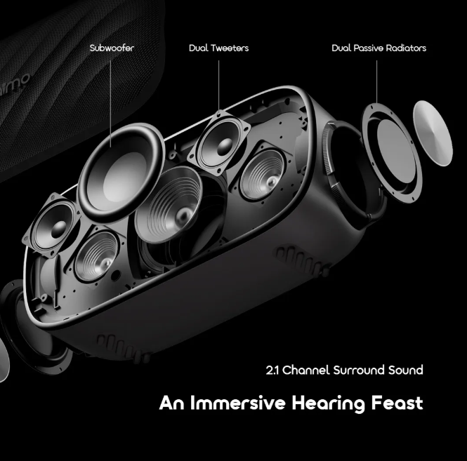 oraimo SpaceBox Pro 80W Karaoke-Support Wireless Speaker
