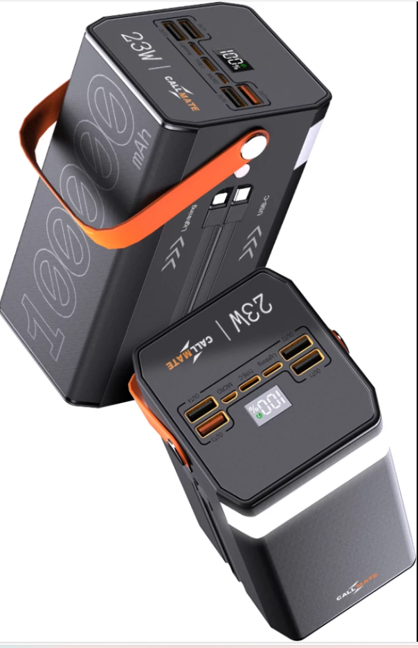 Oale New Portable Power Bank Capacity 100,000mAh Super Fast Charge Of 22.5W,indicator Level Power With LED Light,Type-c/Micro/Lightning Charging