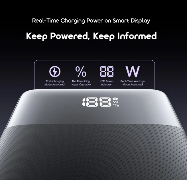 Oraimo 20000mAH Power Bank 22.5W Super Fast Charging  Powerbank + FREE Oraimo Wired Earphones as  GIFT