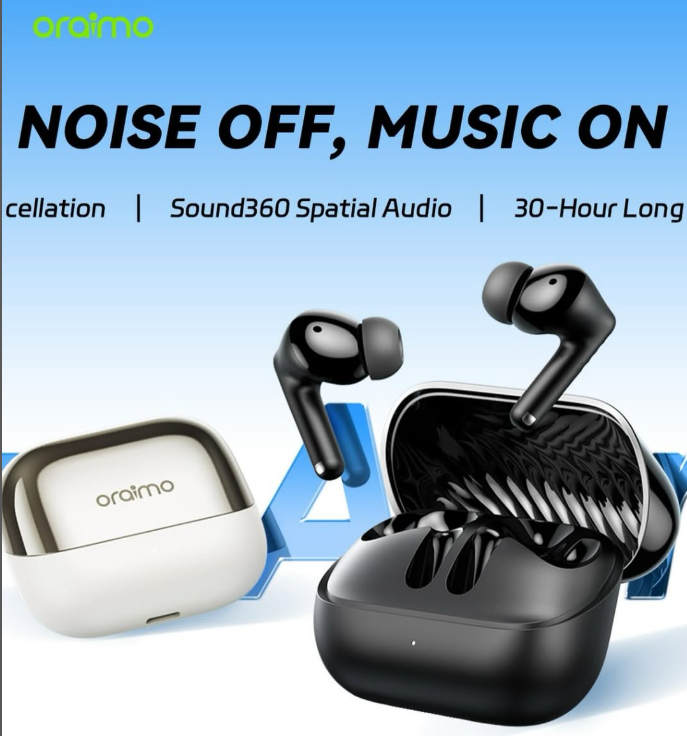 oraimo SpaceBuds Neo+ ANC Spatial Audio True Wireless Earphones