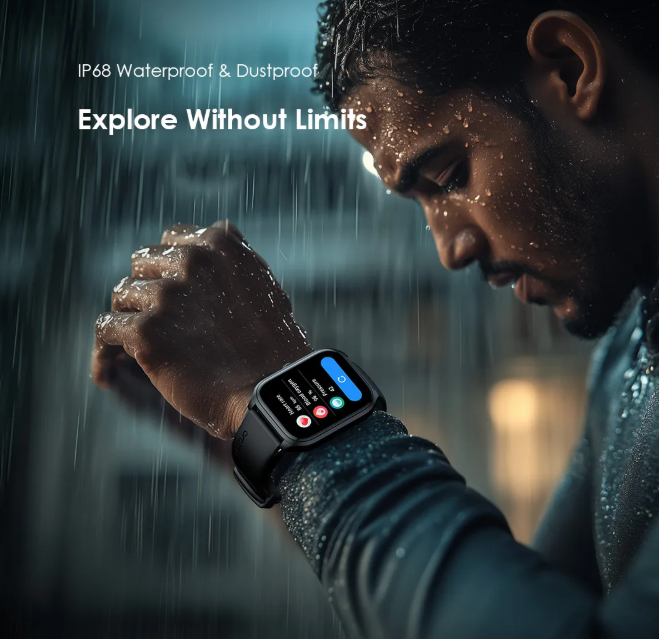 Oraimo OSW-804 Smart Watch 2.01'' TFT Heart Rate Monitoring and Blood Oxygen Bluetooth Smartwatch