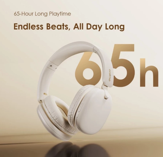 Oraimo OHP-317 Bluetooth Wireless Headphones Gaming Low Latency Foldable Headset With Built-in Mic